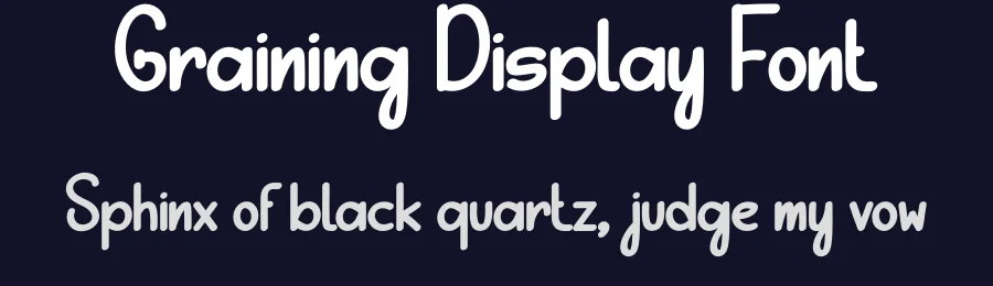 Graining Display Font by andikastudio — Display Font — thumbnail 2