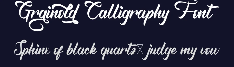 Grainold Calligraphy Font by noahtype — Script Handwritten Font — thumbnail 2