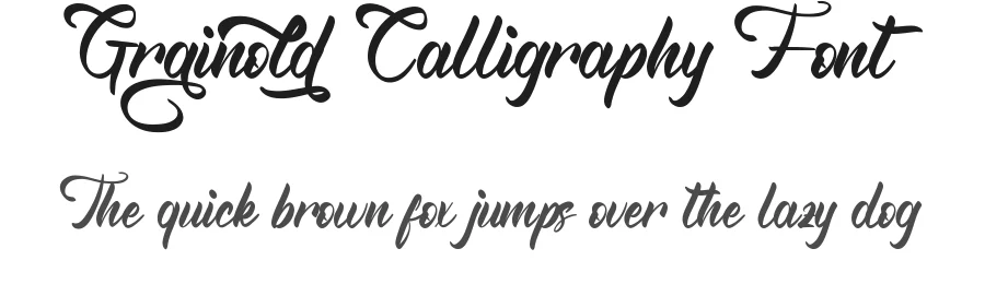 Grainold Calligraphy Font by noahtype — Script Handwritten Font