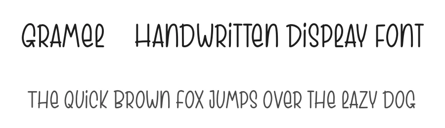 Gramel – Handwritten Display Font by afkaristudio — Display Font