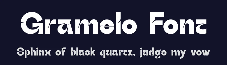 Gramelo Font by zaaintype — Sans Serif Font — thumbnail 2