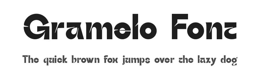 Gramelo Font by zaaintype — Sans Serif Font