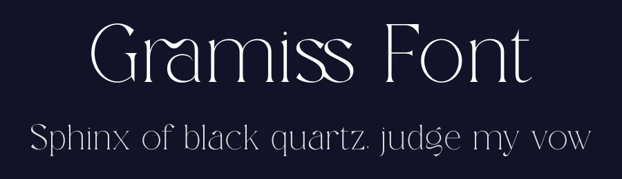 Gramiss Font by SURATMI — Decorative Font — thumbnail 2