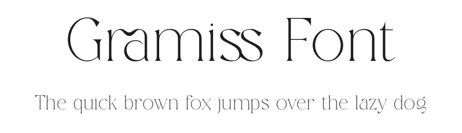 Gramiss Font by SURATMI — Decorative Font
