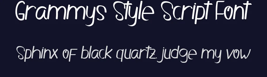 Grammys Style Script Font by inermediaSTUDIO — Script Handwritten Font — thumbnail 2