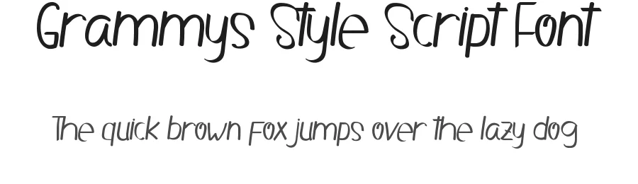 Grammys Style Script Font by inermediaSTUDIO — Script Handwritten Font