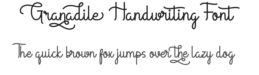 Granadile Handwriting Font by nihstudio — Script Handwritten Font