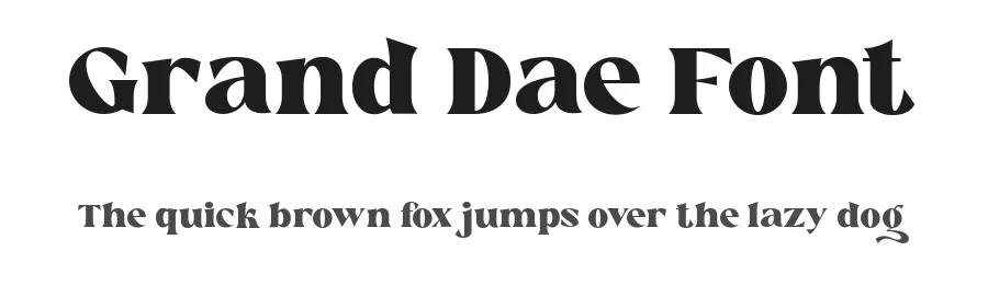 Grand Dae Font by Say Studio — Display Font