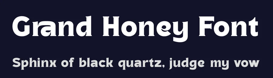 Grand Honey Font by timelesstype.co — Display Font — thumbnail 2