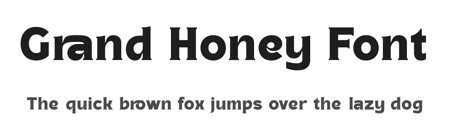 Grand Honey Font by timelesstype.co — Display Font