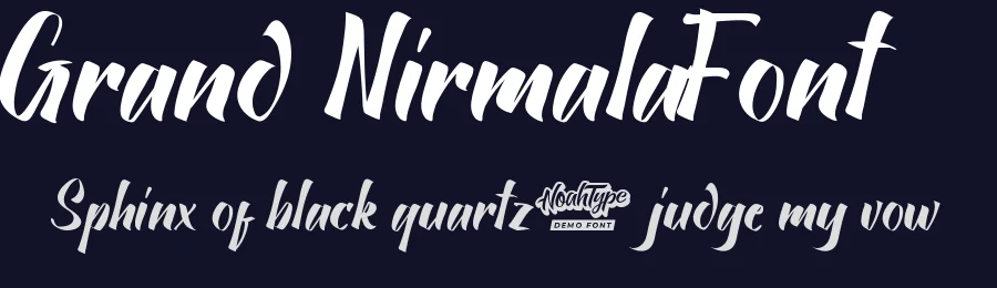 Grand Nirmala Font by noahtype — Display Font — thumbnail 2