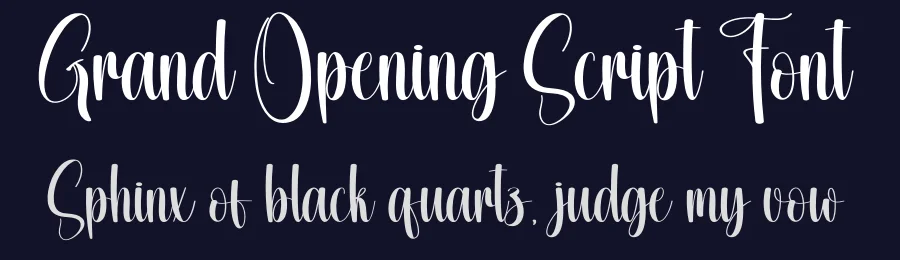 Grand Opening Script Font by creativeletter — Script Handwritten Font — thumbnail 2