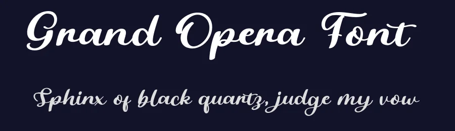 Grand Opera Font by bearydsgn — Script Handwritten Font — thumbnail 2