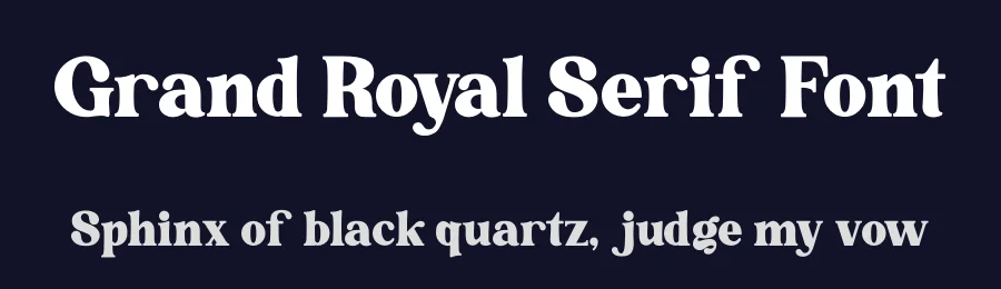 Grand Royal Serif Font by letterenastudios — Serif Font — thumbnail 2