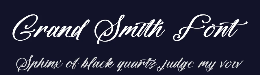 Grand Smith Font by stylishtype.co — Script Handwritten Font — thumbnail 2