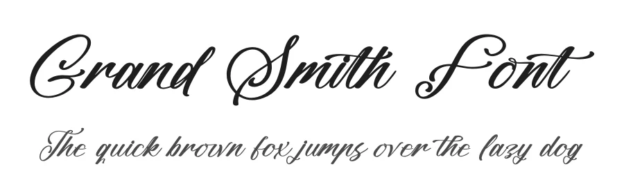 Grand Smith Font by stylishtype.co — Script Handwritten Font