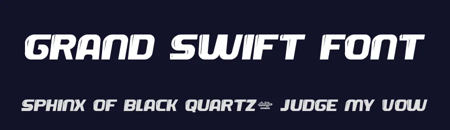 Grand Swift Font by noahtype — Decorative Font — thumbnail 2