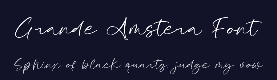 Grande Amstera Font by Operatype.Co — Script Handwritten Font — thumbnail 2