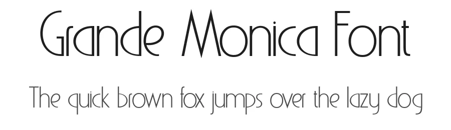 Grande Monica Font by FlawlessAndCo — Sans Serif Font