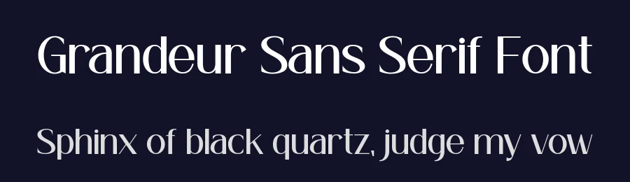 Grandeur Sans Serif Font by Funtype — Serif Font — thumbnail 2