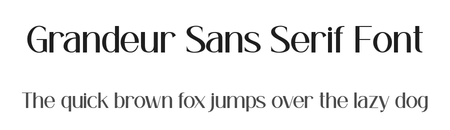 Grandeur Sans Serif Font by Funtype — Serif Font