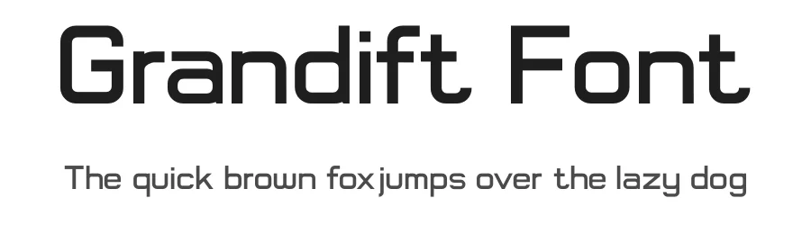 Grandift Font by Din Studio β Sans Serif Font