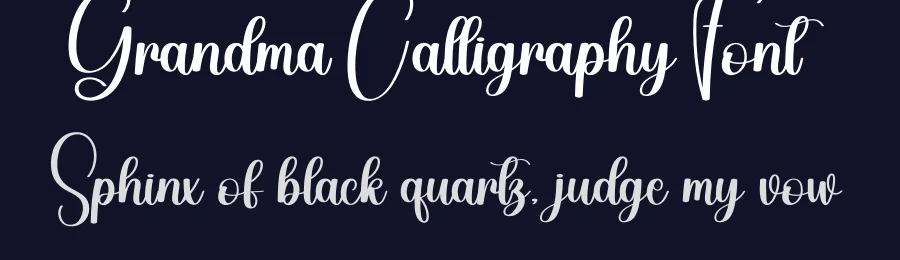 Grandma Calligraphy Font by creativeletter — Script Handwritten Font — thumbnail 2