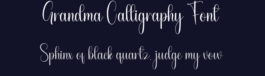 Grandma Calligraphy Font by andikastudio — Script Handwritten Font — thumbnail 2