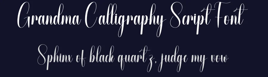 Grandma Calligraphy Script Font by andikastudio — Script Handwritten Font — thumbnail 2