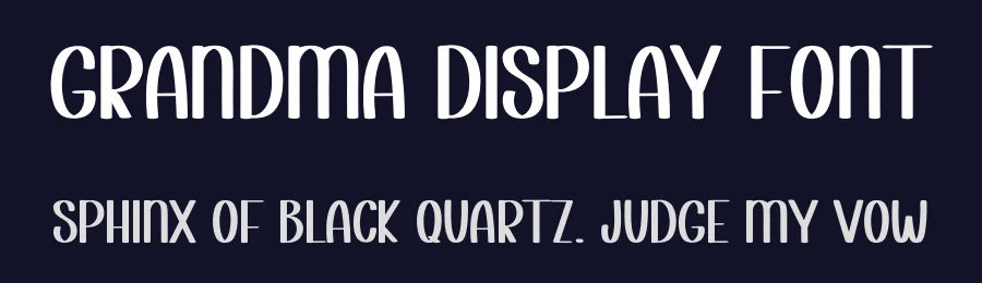 Grandma Display Font by inermediaSTUDIO — Display Font — thumbnail 2