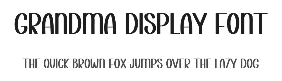 Grandma Display Font by inermediaSTUDIO — Display Font