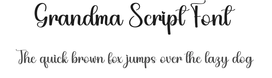 Grandma Script Font by andikastudio — Script Handwritten Font
