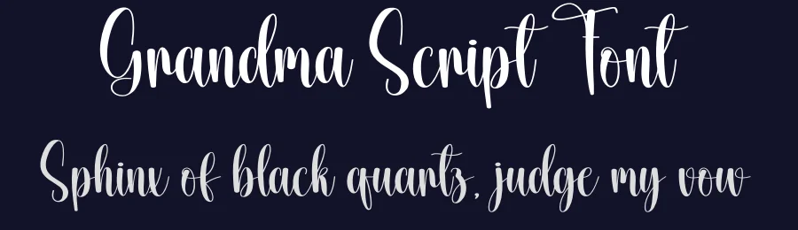 Grandma Script Font by creativeletter — Script Handwritten Font — thumbnail 2