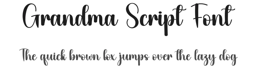 Grandma Script Font by andikastudio — Script Handwritten Font