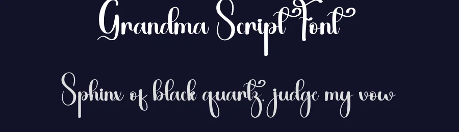 Grandma Script Font by andikastudio — Script Handwritten Font — thumbnail 2
