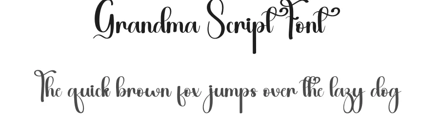 Grandma Script Font by andikastudio — Script Handwritten Font