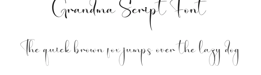 Grandma Script Font by creativeletter — Script Handwritten Font