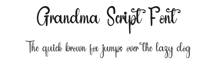 Grandma Script Font by inermediaSTUDIO — Script Handwritten Font