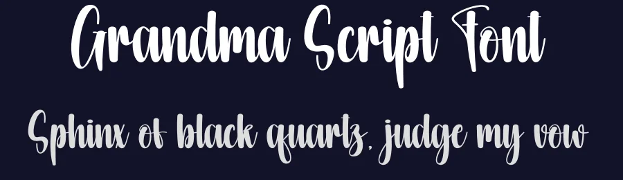 Grandma Script Font by creativeletter — Script Handwritten Font — thumbnail 2