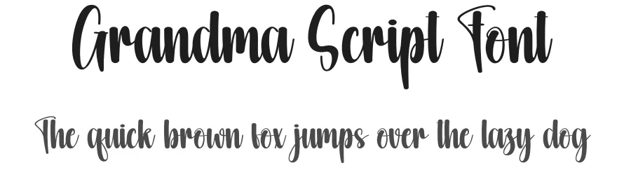 Grandma Script Font by creativeletter — Script Handwritten Font