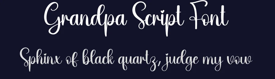 Grandpa Script Font by creativeletter — Script Handwritten Font — thumbnail 2