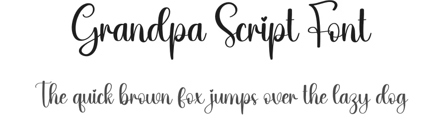 Grandpa Script Font by creativeletter — Script Handwritten Font