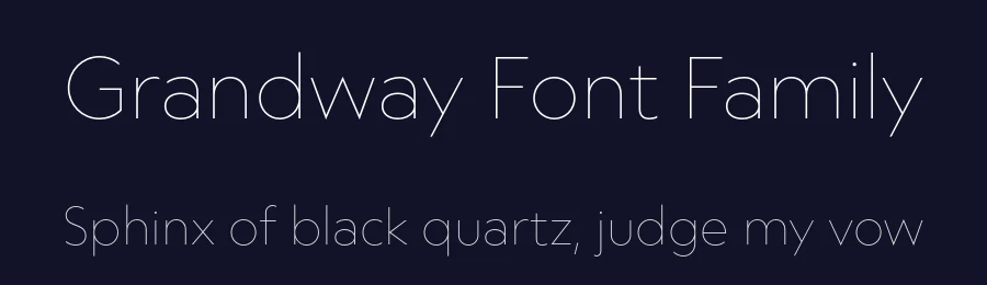 Grandway Font Family by Fort Foundry — Sans Serif Font — thumbnail 2