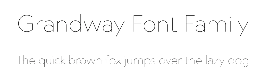 Grandway Font Family by Fort Foundry — Sans Serif Font