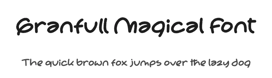 Granfull Magical Font by letterfabric — Display Font