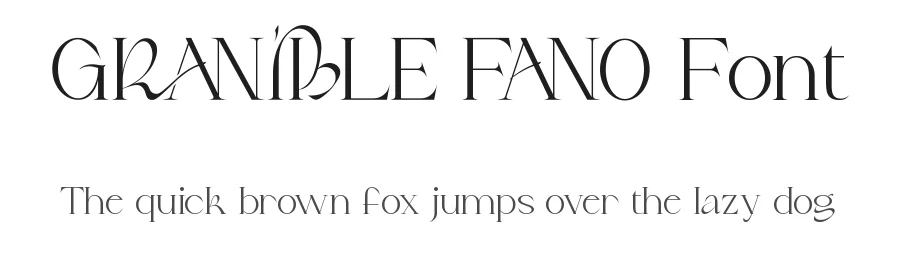 Granible Fano Font by CalligraphyFonts.net — Display Font