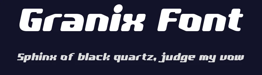 Granix Font by Artisan Themes — Display Font — thumbnail 2