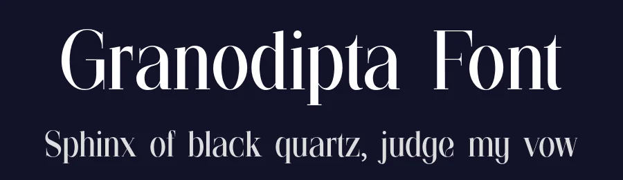 Granodipta Font by UICreative — Serif Font — thumbnail 2