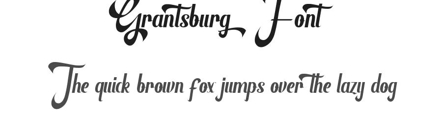 Grantsburg Font by CalligraphyFonts.net — Script Handwritten Font