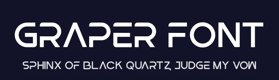 Graper Font by hayoyuka8 — Display Font — thumbnail 2